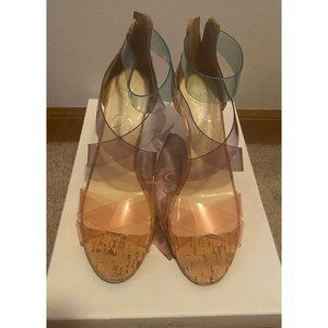 JESSICA SIMPSON MULTI COLOR HEEL